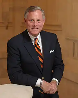 Former United States Senator from North Carolina Richard Burr (B.A. 1978)[369]