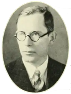 Monochromatic photo of Richard Lee Morton