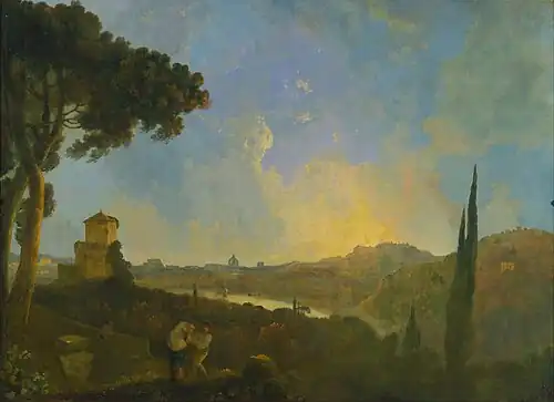 A View of the Tiber with Rome in the Distance, 1775