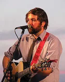 Rick Barry performing at the Songwriters in The Park series, sponsored by WBJB-FM Brookdale Public Radio on August 24, 2012.