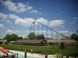 Ride of Steel at Six Flags Darien Lake