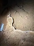 Rimstone pool with subaques coralloids and Acicular (crystal habit) aragonite