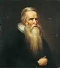 Old man in Dutch clothing
