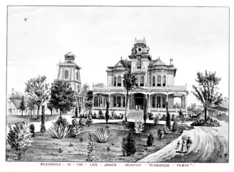 Ringwood Farm in San Jose, California, residence of James Murphy