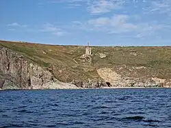 The mine seen from the sea