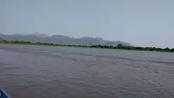 Paraguay River in the Amolar Mountains, in Corumbá, Mato Grosso do Sul, Brazil