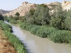 The Segura river passing through Archena.