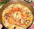 Risotto with prawns