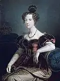 Portrait of Queen Maria Cristina by Giuseppe Patania (19th century)