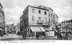 The old exchange building.