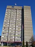 Riverview Towers, was the tallest building in the county before being torn down in 2022