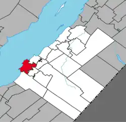 Location within Kamouraska RCM