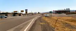 Looking south from Interstate 10