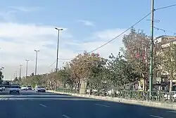 Street in the city of Robat Karim