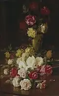 Untitled Roses, oil on canvas, ca. 1905-15, Dallas Museum of Art.