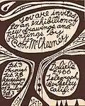 Robert McChesney exhibit 1950 promotional card