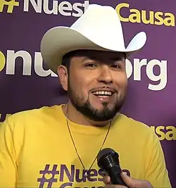 Tapia interviewed by Dulce Osuna in 2016