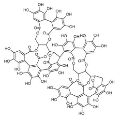 Chemical structure of roburin A