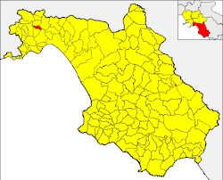 Roccapiemonte within the Province of Salerno