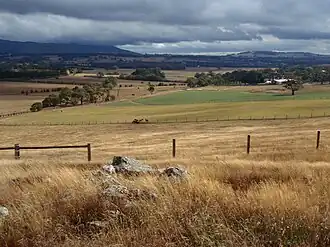 View over Rochford, looking west