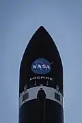 Electron at pad before launch of PREFIRE-1