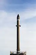 Electron at pad before launch of PREFIRE-2