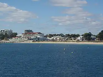 Rockingham as seen from Palm Beach Jetty