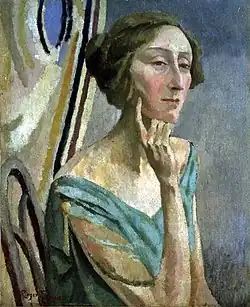 Portrait of Sitwell by Roger Fry, 1915