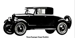 Rollin Three-Passenger Coupe Roadster (1923-1925)