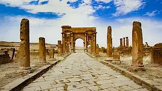 Roman ruins of Timgad