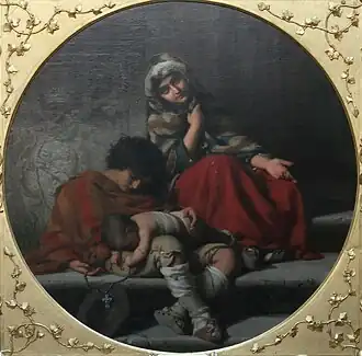 Roman Beggars by Rudolf Lehmann
