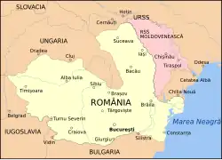 Location of National Legionary State