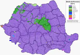 Language islands in Romania