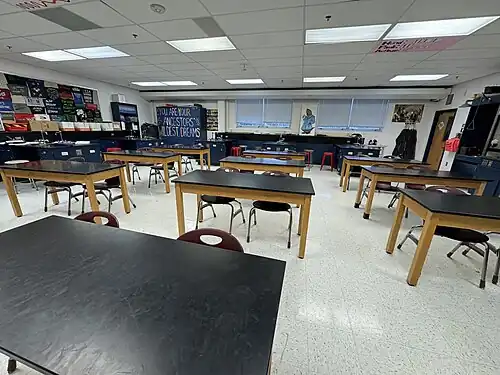 Chemistry classroom