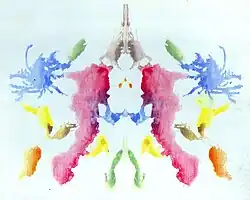 Card X of the Rorschach test