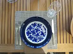 A plate from Rorstrand's Mon Ami line, designed by Marianne Westman