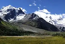 Piz Roseg above the Val Roseg