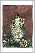 Roses Carelessly Thrown on a Vase