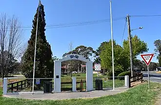 War memorial at Rosewood, 2020
