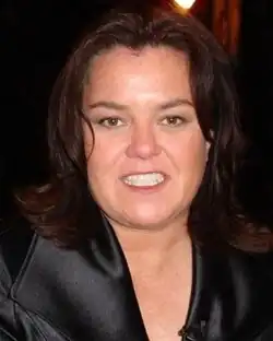 A smiling Rosie O'Donnell