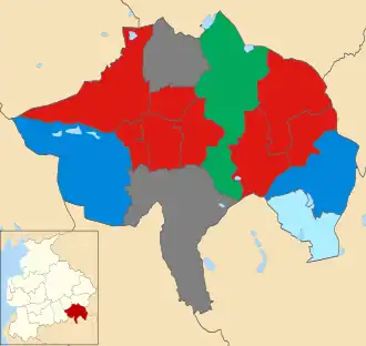 2023 results map