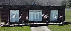 War veterans are commemorated in this park