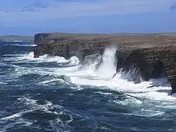 Rough seas