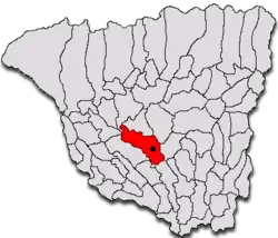 Location in Gorj County