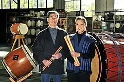 Roy and PJ (right) Hirabayashi in 2011