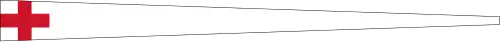 The Royal Navy's commissioning pennant.