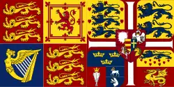 As a Lady of the Garter, Alexandra's banner of arms hung in St George's Chapel, Windsor Castle, during her lifetime despite the objections of Garter Principal King of Arms Sir Albert Woods. When Woods complained that placing her banner in the chapel would be unprecedented, "the King promptly ordered the banner to be put up."[114]