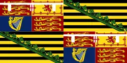 Royal Standard of Prince Albert of Saxe-Coburg and Gotha as consort of Queen Victoria (1840–1861)