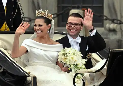Princess Victoria of Sweden and Daniel Westling
