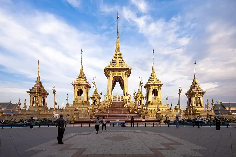 Royal crematorium of King Bhumibol Adulyadej